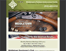 Tablet Screenshot of middletownsportsmensclub.com